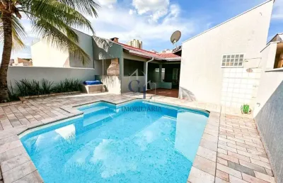 Excelente casa a venda com 05 dormitorios, lazer com piscina 03 vagas no jardim macedo rp.