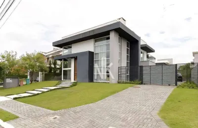 Casa com 5 dormitórios à venda, 462 m² por r$ 4.990.000,00 - alphaville graciosa - pinhais/pr