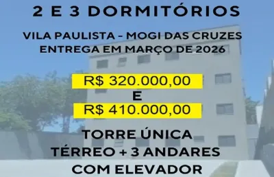 Apartamento 3 dorms (1 suíte) sacada e 1 vaga - vila paulista - mogi das cruzes