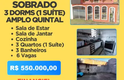 Imóvel raro, 3 dormitórios (1 suíte) com preço de ocasião no coração de suzano!