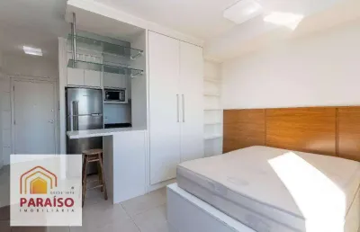 Studio com 1 dormitório para alugar, 32 m² no  centro - curitiba/pr