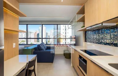 Studio com 1 dormitório para alugar, 21 m² no centro - curitiba/pr