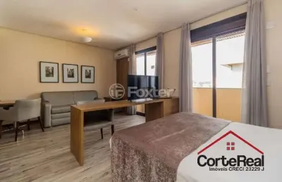 Flat com 1 quarto à venda na avenida borges de medeiros, 3120, centro histórico, porto alegre por r$ 370.000