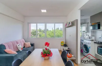 Apartamento com 2 quartos à venda na avenida florianópolis, 95, azenha, porto alegre por r$ 360.000