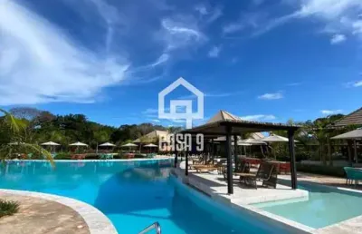 Terreno plano nascente sem vizinho lateral a venda no condomínio praia bella praia do forte bahia
