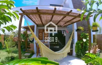 Casa 154 m² em condomínio fechado na vila de imbassai bahia