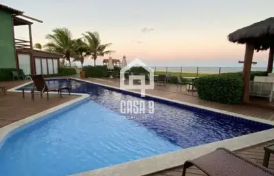 Village duplex 3 suítes frente mar em itacimirim bahia