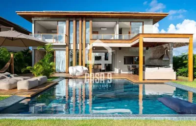 Casa alto padrão 5 suítes á venda em praia do forte bahia
