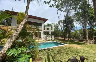 Casa solta 3 suítes com kit piscina privativa na reserva ambiental de praia do forte bahia