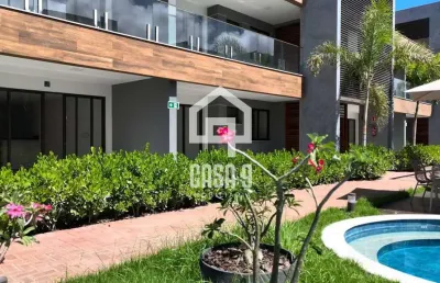 Apartamento térreo novo com 3 suítes á venda na praia do surf em itacimirim bahia