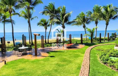 Apartamento a venda com 4 suítes pé na areia em itacimirim bahia