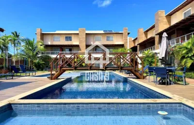 Apartamento triplex a venda com 5 quartos na praia do surf em itacimirim bahia