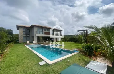 Casa alto padrão 5 suítes condomínio praia bella praia do forte bahia