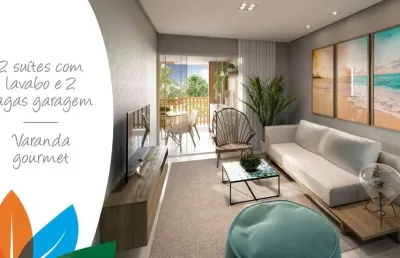 Apartamento à venda térreo 2 suítes nunca habitado em itacimirim bahia