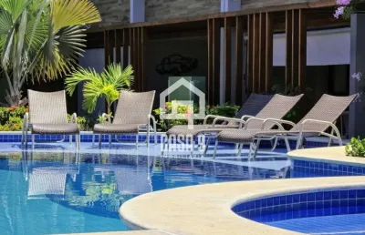 Apartamento térreo duplex a venda com 3 quartos na praia da espera em itacimirim bahia