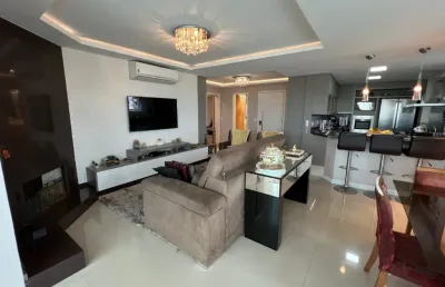 Apartamento alto padrão, semimobiliado, 3 dormitórios, suítes, 2 vagas de garagem, bairro mal rondon