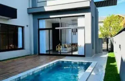 Sobrado com 3 dormitórios à venda, 323 m² por r$ 3.700.000,00 - condomínio residencial colinas do paratehy - são josé dos campos/sp