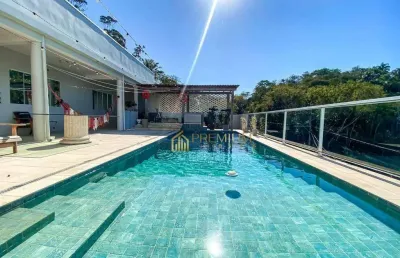 Sobrado com 4 dormitórios à venda, 480 m² por r$ 2.400.000,00 - pr arrastão - são sebastião/sp