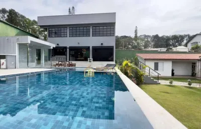 Casa com 7 dormitórios à venda, 400 m² por r$ 2.300.000,00 - pouso alegre - santa isabel/sp