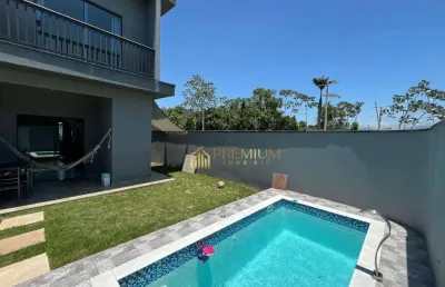 Casa com 3 dormitórios à venda, 100 m² por r$ 660.000,00 - balneário dos golfinhos - caraguatatuba/sp