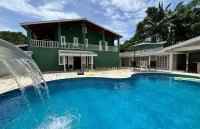 Sobrado com 7 dormitórios à venda, 458 m² por r$ 1.750.000,00 - mar verde - caraguatatuba/sp