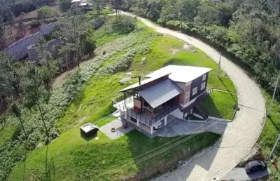 Casa de campo em santo amaro da imperatriz, 3 quartos - mobiliada (200m2)