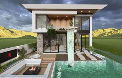 Casa com 4 dormitórios sendo 4 suítes - reserva da pedra