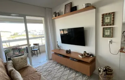 Lindo apartamento na pedra branca com 2 dormitórios e uma suíte