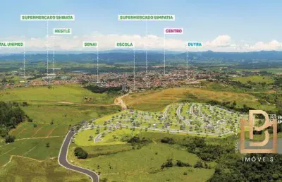 Terreno em condomínio a venda 312m² - caçapava -  borda do lago