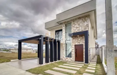 Casa à venda com 3 suítes em condomínio - veredas dos campos