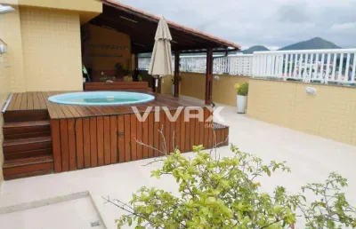 Cobertura com 3 quartos à venda na rua magalhães couto, méier, rio de janeiro, 230 m2 por r$ 850.000