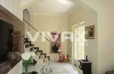 Casa em condomínio fechado com 3 quartos à venda na rua vinte e quatro de maio, riachuelo, rio de janeiro, 242 m2 por r$ 560.000
