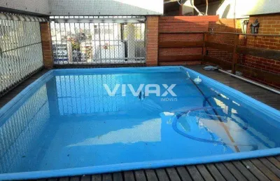 Cobertura com 4 quartos à venda na rua fábio luz, méier, rio de janeiro, 166 m2 por r$ 855.000