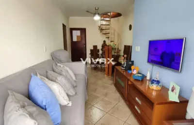 Cobertura com 4 quartos à venda na rua vilela tavares, méier, rio de janeiro, 141 m2 por r$ 750.000