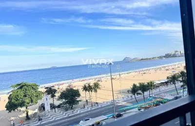 Apartamento com 3 quartos para alugar na avenida atlântica, copacabana, rio de janeiro, 160 m2 por r$ 14.000