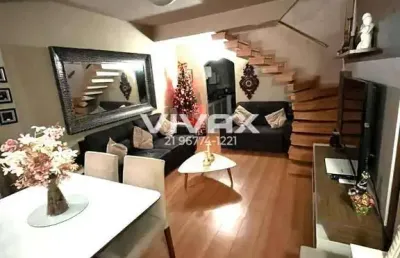 Casa em condomínio fechado com 2 quartos à venda na rua heráclito graça, lins de vasconcelos, rio de janeiro, 94 m2 por r$ 320.000