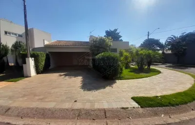 Casa em condomínio fechado com 3 quartos para alugar no parque residencial damha, araraquara , 280 m2 por r$ 8.000