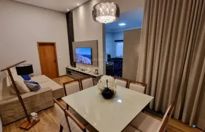 Casa em condomínio fechado com 3 quartos à venda na avenida maria joanna ferreira alves, 55, parque atlanta, araraquara, 135 m2 por r$ 850.000