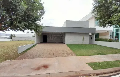 Casa em condomínio fechado com 3 quartos para alugar na avenida berimbau, 54, condomínio portal das tipuanas, araraquara, 191 m2 por r$ 5.000