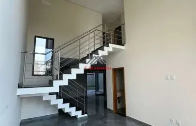 Sobrado de alto padrão à venda no residencial parque da fazenda em campinas-sp: 3 quartos, 1 suíte, 155m². aproveite!