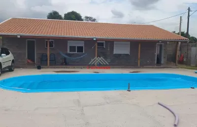 Chácara à venda em americana-sp: 3 quartos, 10 vagas de garagem, área gourmet e piscina no balneário riviera!