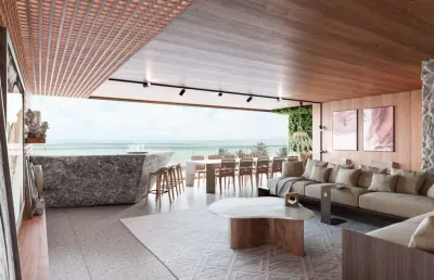 Luxo e exclusividade frente mar, pronto pra morar! apartamento 4 quartos, 2 suítes à venda em cabedelo - paraíba.