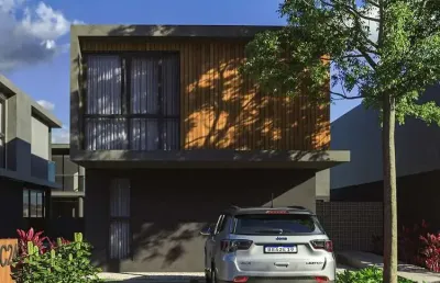 Excelentes casas com 3 suítes em condomínio na avenida pôr do sol à venda em cabedelo - paraíba - entrega em 12/2025