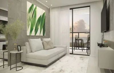 Pronto neste ano! compra super facilitada! apartamento studio / flat à venda em cabedelo - paraíba.