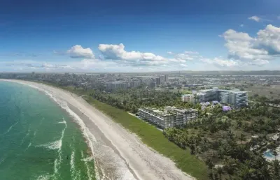 Cobertura duplex 2 suítes à venda em cabedelo - pb - no setai beach resort & residence - exclusividade frente mar
