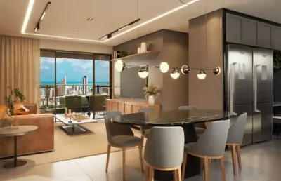 Pronto em 2026. compra super facilitada! apartamento alto padrão 3 quartos, 1 suíte à venda no miramar em joão pessoa - paraíba.