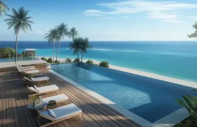 Apartamento 3 quartos alto padrão, frente mar à venda em cabedelo, paraíba. samburá eco resort. entrega: 2028