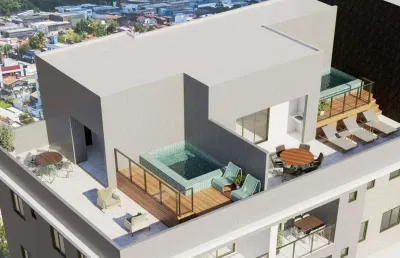 Cobertura duplex 3 quartos 2 suítes à venda no bessa em joão pessoa, paraíba. pronto em 2026. pagamento flexível!