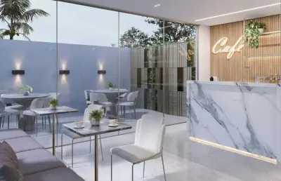 Investimento perto da praia. studio / flat garden, novo e pronto pra morar à venda no jardim oceania, joão pessoa - paraíba