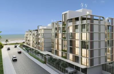 Apartamento luxo com 3 suítes à beira mar, à venda em cabo branco, joão pessoa - paraíba. entrega em 2026.